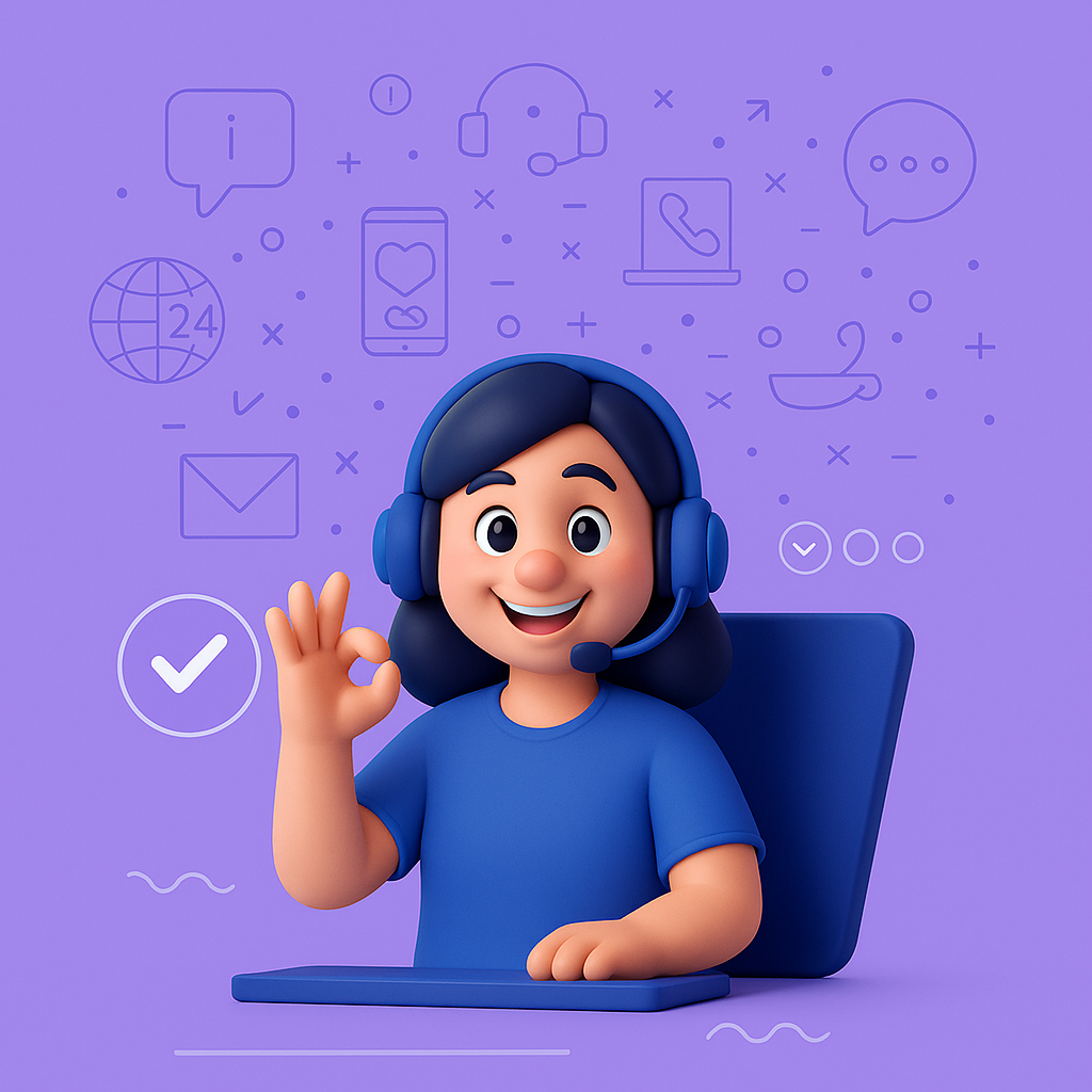 Ivixico Support Illustration